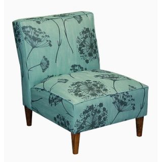 Skyline Furniture Fabric Slipper Chair   5905QALBLKBGE
