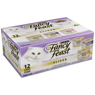 Fancy Feast Sliced Poultry and Beef Variety Wet Cat Food (3 oz can