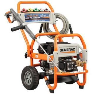  3000 psi, 2.8 gpm with five spray nozzles and 35 foot heavy duty hose