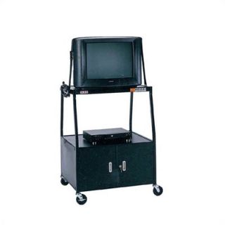 VTI 44 High Wide Body TV Cart for 30 TV Monitor with Cabinet