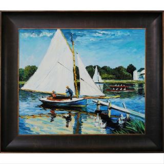  Argenteuil Canvas Art by Claude Monet Nautical   35 X 31