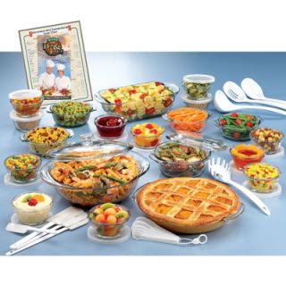 Anchor Hocking 34 Piece Expressions Deluxe Ovenware Set