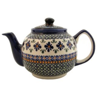 Polish Pottery 37 oz Teapot   Pattern DU60   596 DU60
