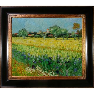  with Irises Canvas Art by Vincent Van Gogh Impressionism   35 X 31
