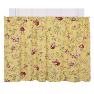 Coventry Medium Scale Floral Tailored Tier Curtains