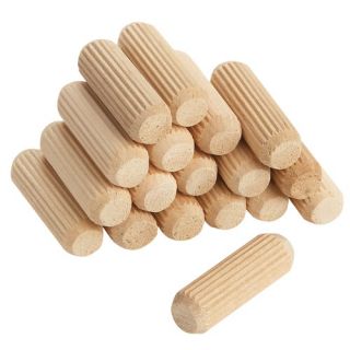 36 Count 1/4 X 1 1/4 Fluted Dowel Pins 17109