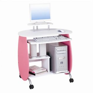 32 W Compact Computer Desk with Keyboard Tray