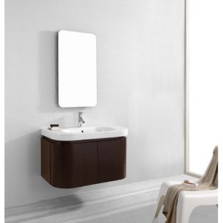 Virtu Marvella Single 36 Bathroom Vanity Set in Chestnut   ES 1836