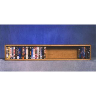 Wood Shed 100 Series 40 VHS Wall Mounted Multimedia Storage Rack