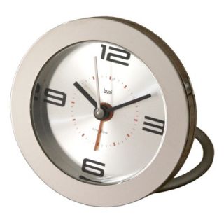 Bai Design Diecast Round Travel Alarm Clock