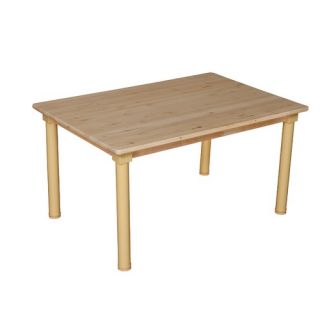 Hardwood Birch 24 x 36 Rectangle Table