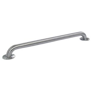 Elements of Design 42 Decorative Grab Bar with Exposed Screw in Satin