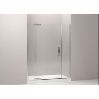 Kohler Finial Frameless Pivot Shower Door with 0.38