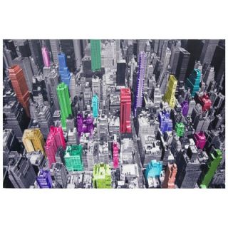  Furniture Colorful New York Canvas Wall Art   39.75 x 59