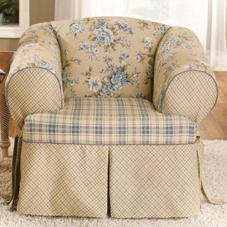Sure Fit Lexington Club Chair T Cushion Slipcover   047293370137