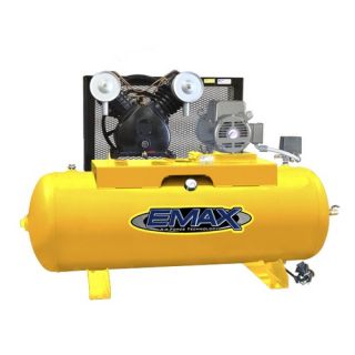 EMAX 5 HP 80 Gallon 1PH Horizontal Stationary