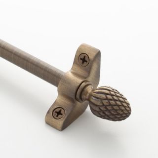  48 Inspiration Stair Rod Set with Pineapple Finials   158 48