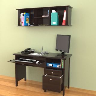 Wall Mounted 14.94 H x 47 W Desk Hutch