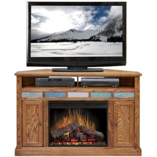 Real Flame Churchill 51 TV Stand with Electric Fireplace   3750E DE
