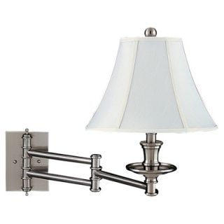 Feiss Swing Shift Swing Arm One Light Wall Sconce in Brushed Steel
