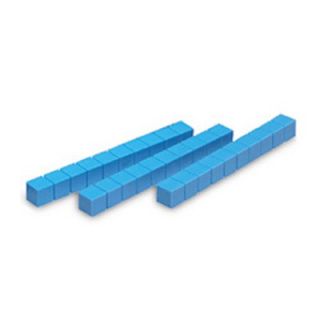 Learning Resources Base Ten Rods Plastic Blue 50 Pk