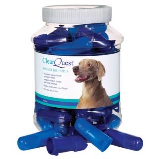 ClearQuest Finger Pet Brush 50 Canister