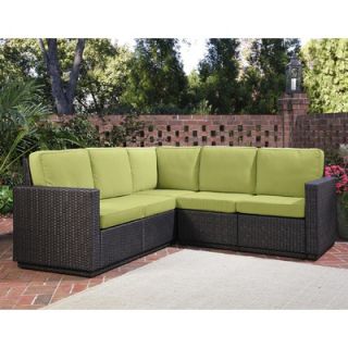 Home Styles Riviera Sectional Sofa with Cushions   88 58