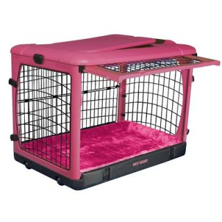Pet Gear Deluxe Steel Dog Crate in Pink