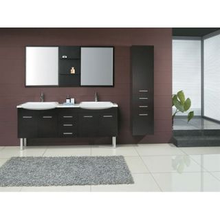 James Martin Furniture Oni 56.75 Double Bathroom Vanity   260 104