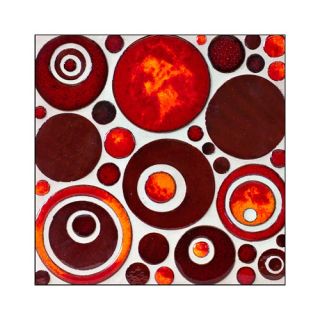 On Fire 4 x 12 Handmade Mosaic Blend in Signature Bubble