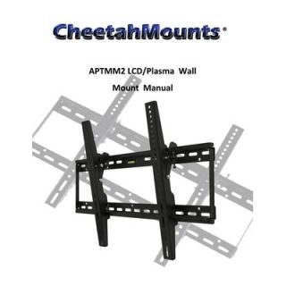 Cheetah Mounts Flat Tilt Wall Mount (32   65 Screens)