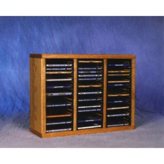 Wood Shed 300 Series 60 CD Multimedia Tabletop Storage Rack