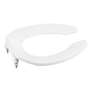 Lustra Elongated Open Front Toilet Seat with Self Sustaining Check