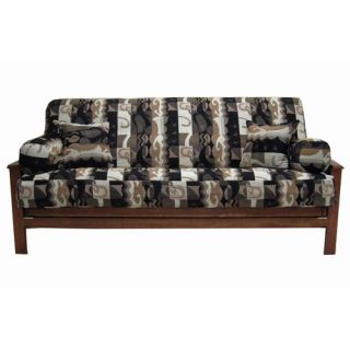  Needles Tapestry Checkered Scroll Futon Cover Set   9682/9680/T 66
