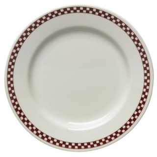 Homer Laughlin Diner Check Dinnerware Collection in Cinnabar