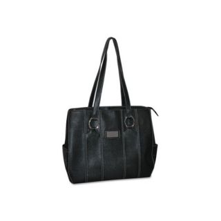 Kara Laptop Tote in Black