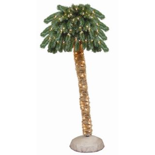 72 Prelit Palm Tree with 150 Clear Lights