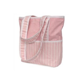 Personalized Diaper Bag Tote in Sherbert Pink