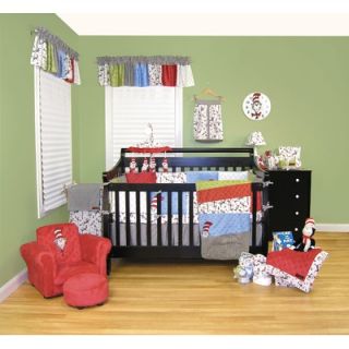Trend Lab Dr Seuss The Cat in the Hat Crib Bedding Collection   300