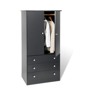 Prepac Casual Bedroom Armoire   JBD 3060, JWD 3060, JOD 3060