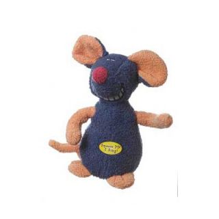 Tuff Enuff Dangles Mouse Dog Toy in Red   01088/83