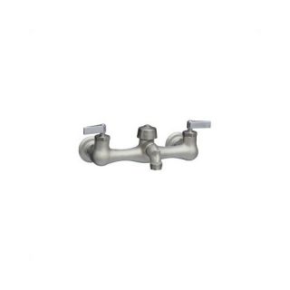 Knoxford Wall Mounted Sink Faucet with Spout Reach and Double Lever