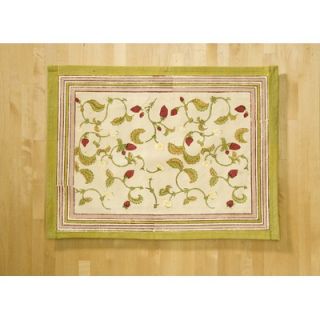 Couleur Nature Strawberry Red Green Placemat (Set of 6)   22 92 6