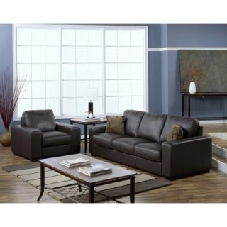  Luciana 2 Piece Leather Apartment Living Room Set   77317 91 Leather