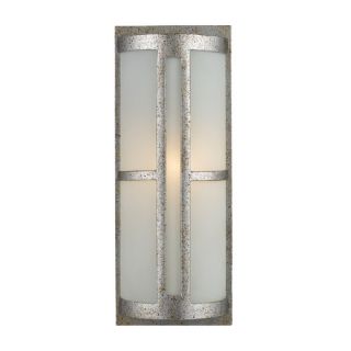 Trevot Outdoor Wall Sconce in Sunset Silver