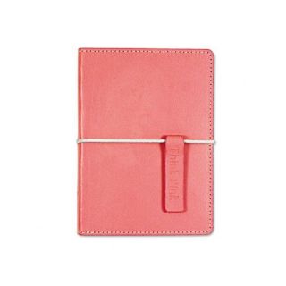 Think Pink Bonded Leather Journal, 100, 3 1/2 x 5 1/8 pg., Pink Cover