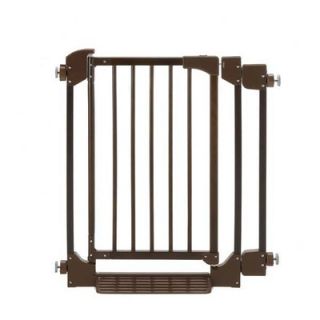 Richell Auto Deluxe Pet Gate in Coffee Bean