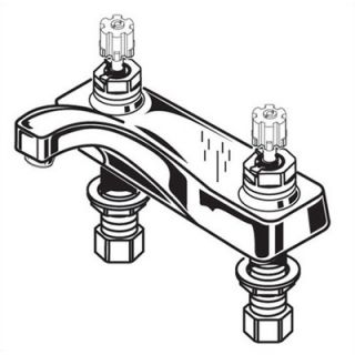 American Standard Heritage Centerset Bathroom Faucet with Double Lever