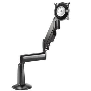 Height Adjustable Dual Arm Desk Monitor Mount for 10   30 Screens
