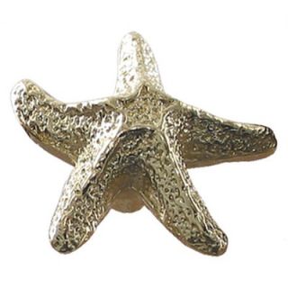 Whitehaus Collection Cabinetry Hardware Solid Brass Starfish Shaped